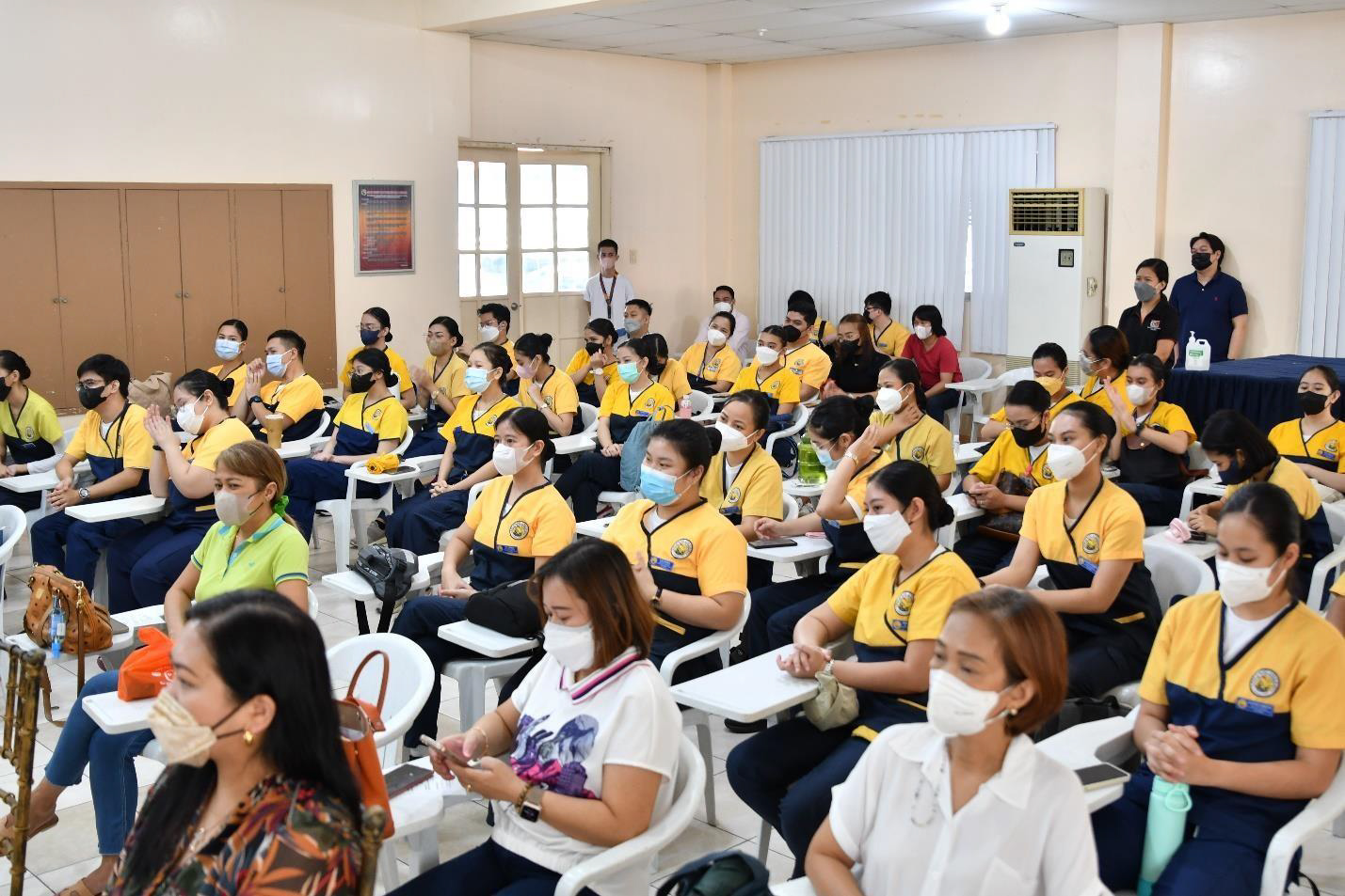 Attendees of the ECU Info session: AU-INP students and their parents/guardians.